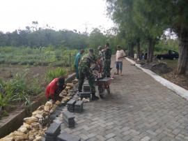 Gotongroyong Membangun Jogging Track Di Lapangan Cemara Jajar